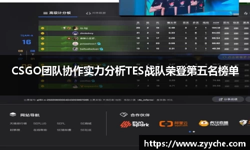 CSGO团队协作实力分析TES战队荣登第五名榜单
